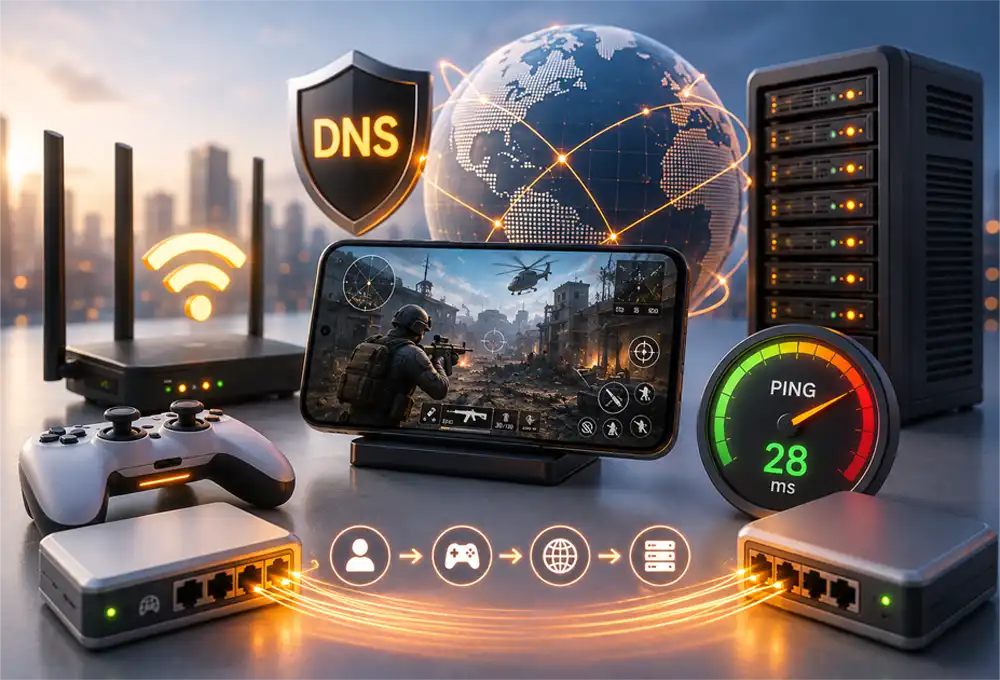 بهترین Dns بازی اندروید با اتصال پایدار و پینگ مناسب