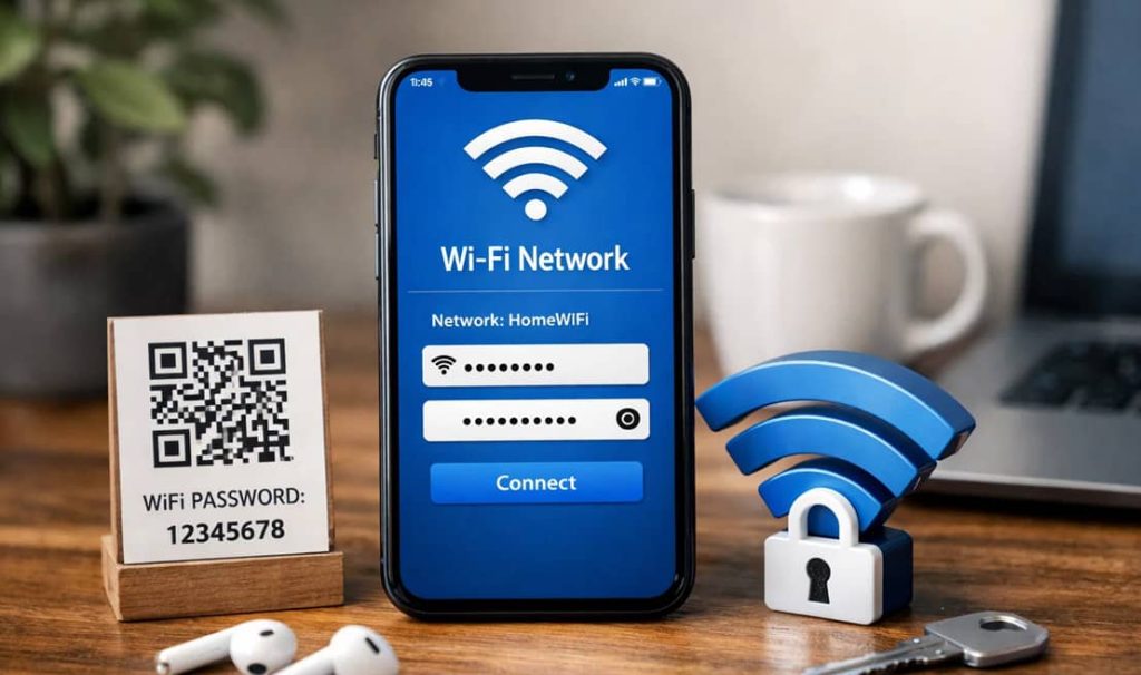 فراموشی رمز وای فای