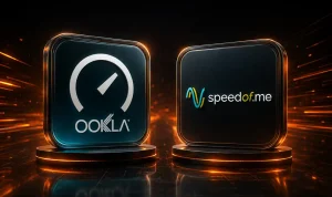 تست سرعت اینترنت با Ookla و SpeedOf.Me برای بررسی سرعت اتصال