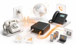 تبدیل تلفن آنالوگ به دیجیتال و اتصال به شبکه VoIP