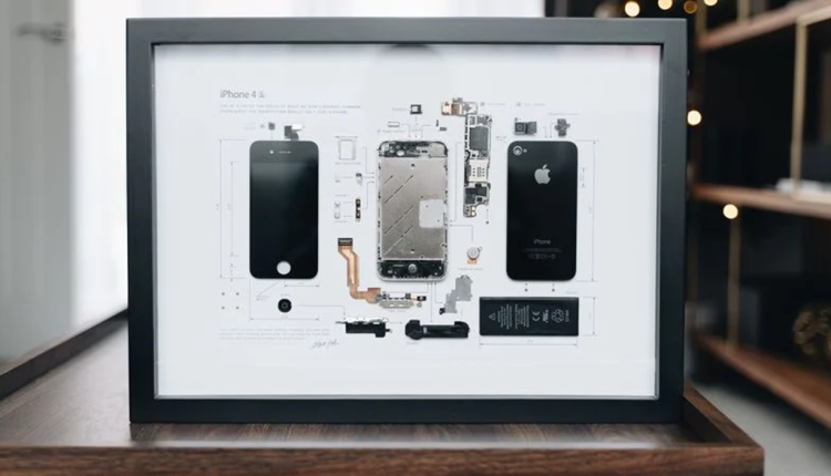 یک آیپد از گرید ببرید