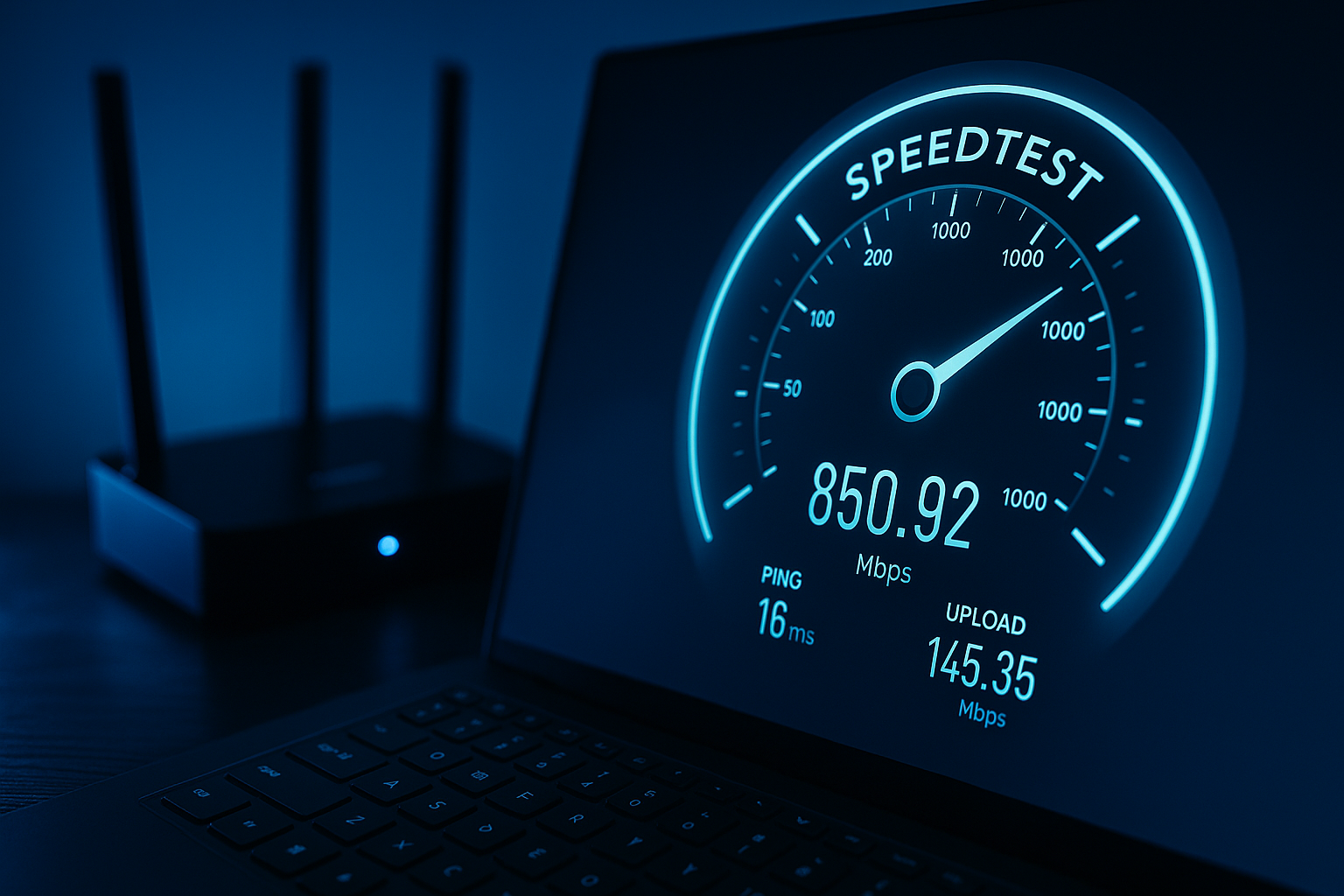 تست سرعت اینترنت TDLTE با ابزارهای معتبر اینترنت tdlte تست سرعت