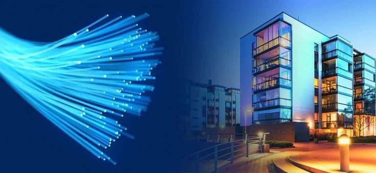 مقایسه فیبر نوری با وایرلس در آپارتمانها فیبر نوری