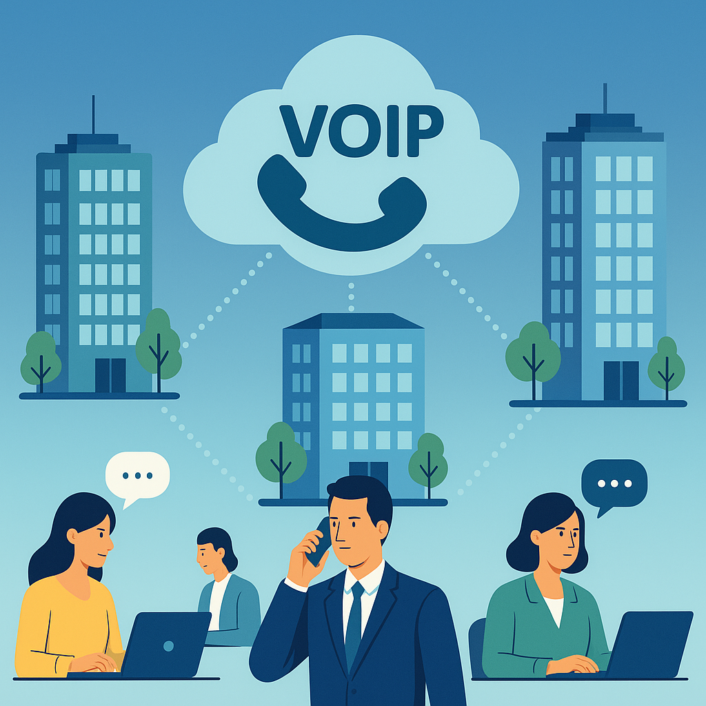 voip شرکت های چند شعبه ای