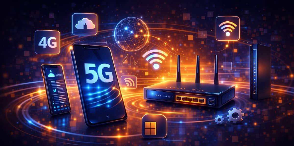 خدمات اینترنت همراه و ثابت