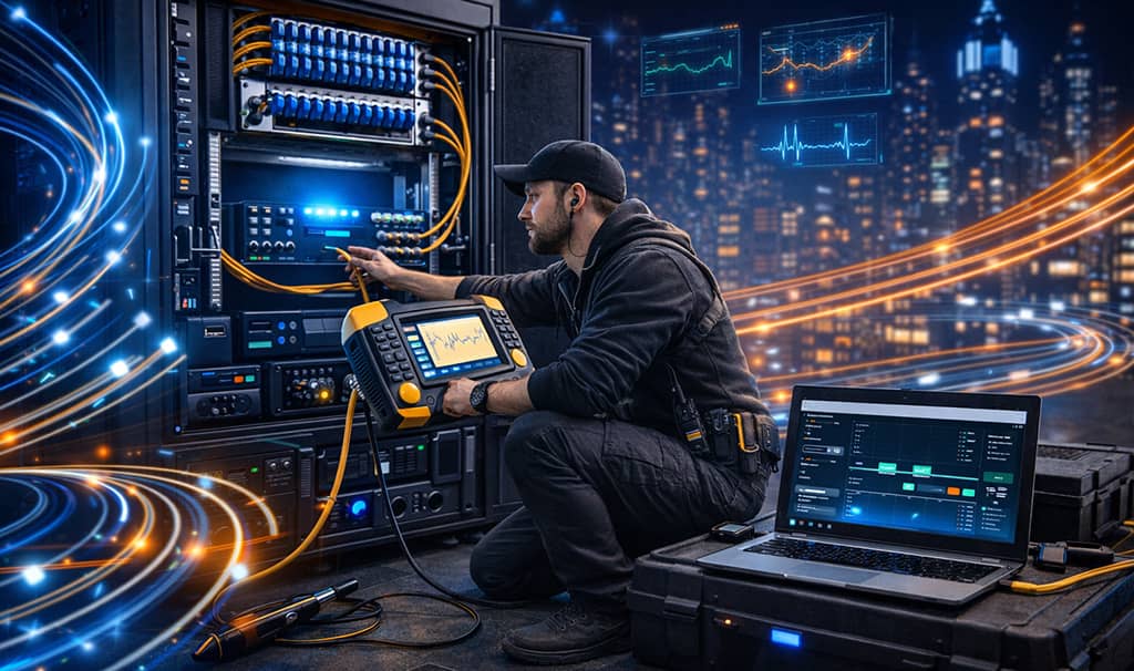 نگهداری و تست شبکه فیبر نوری با OTDR