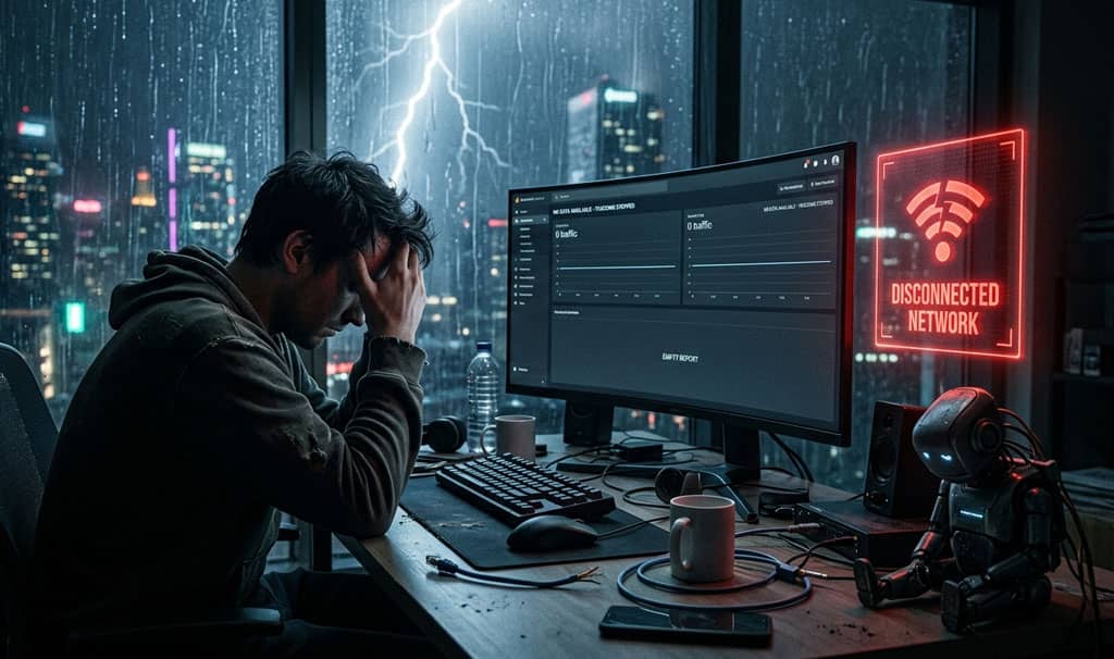 گوگل سرچ کنسول بعد از قطعی اینترنت