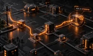 شناسه سرویس ADSL در شبکه شرکت ارائهدهنده اینترنت