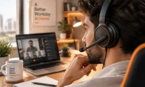 استفاده از هدست ویپ برای دورکاری و تماس آنلاین