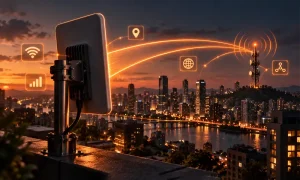 ارتباط آنتن اینترنت وایرلس با سایت رادیویی