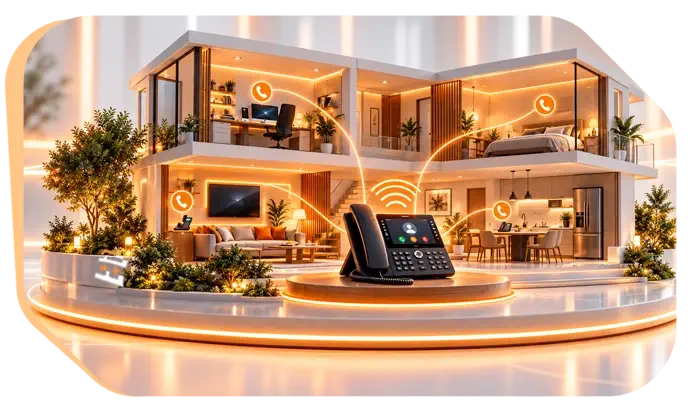 تلفن خانگی VOIP تک نت